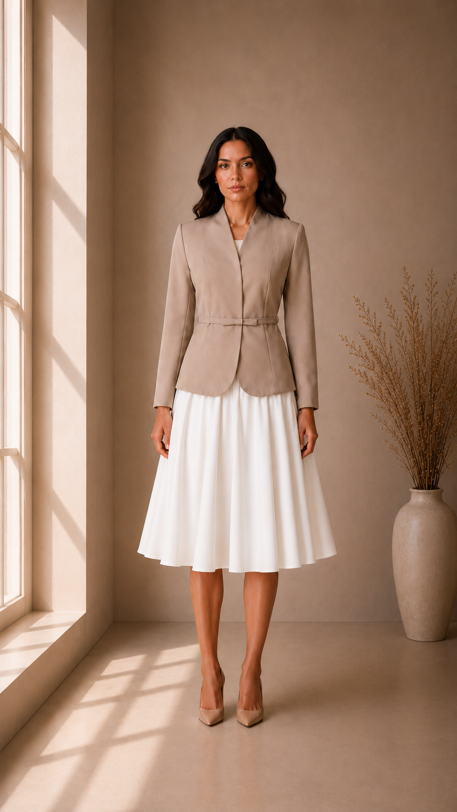 Blazer+Skirt +Belt