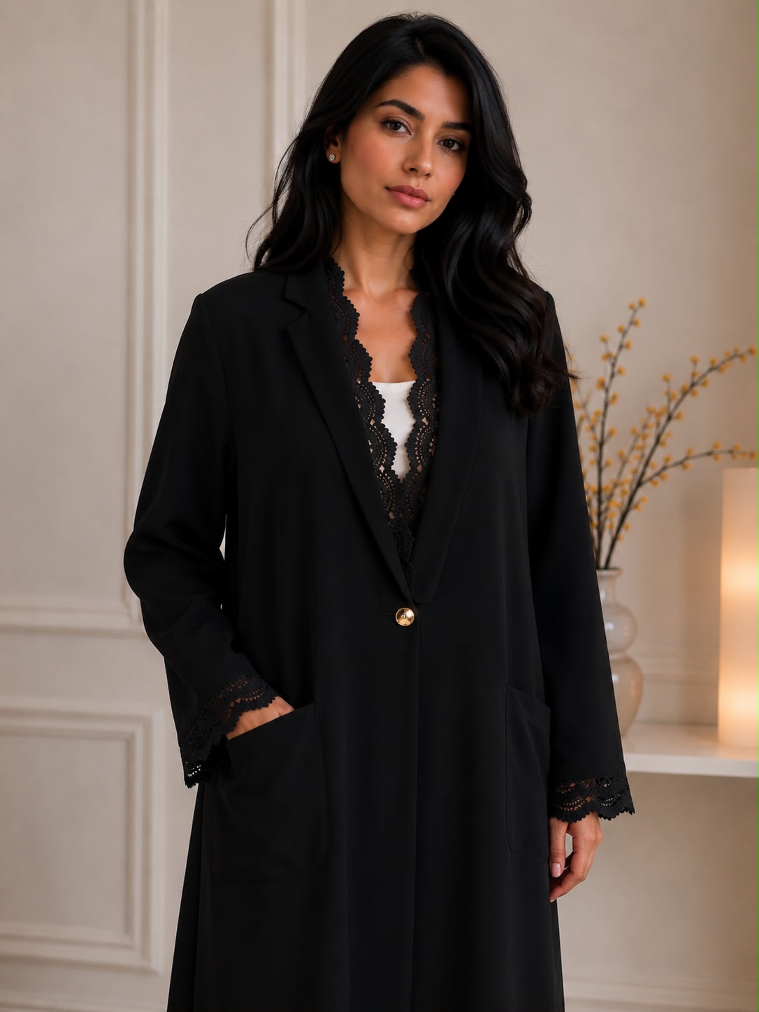 Lace Abaya - Image 2