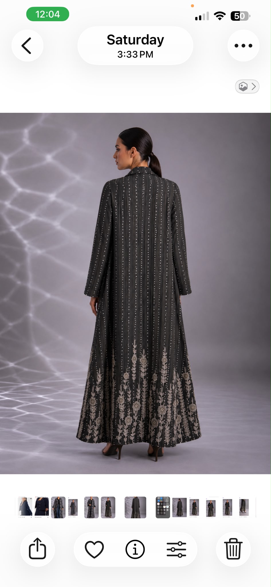 Pattern Abaya - Image 3