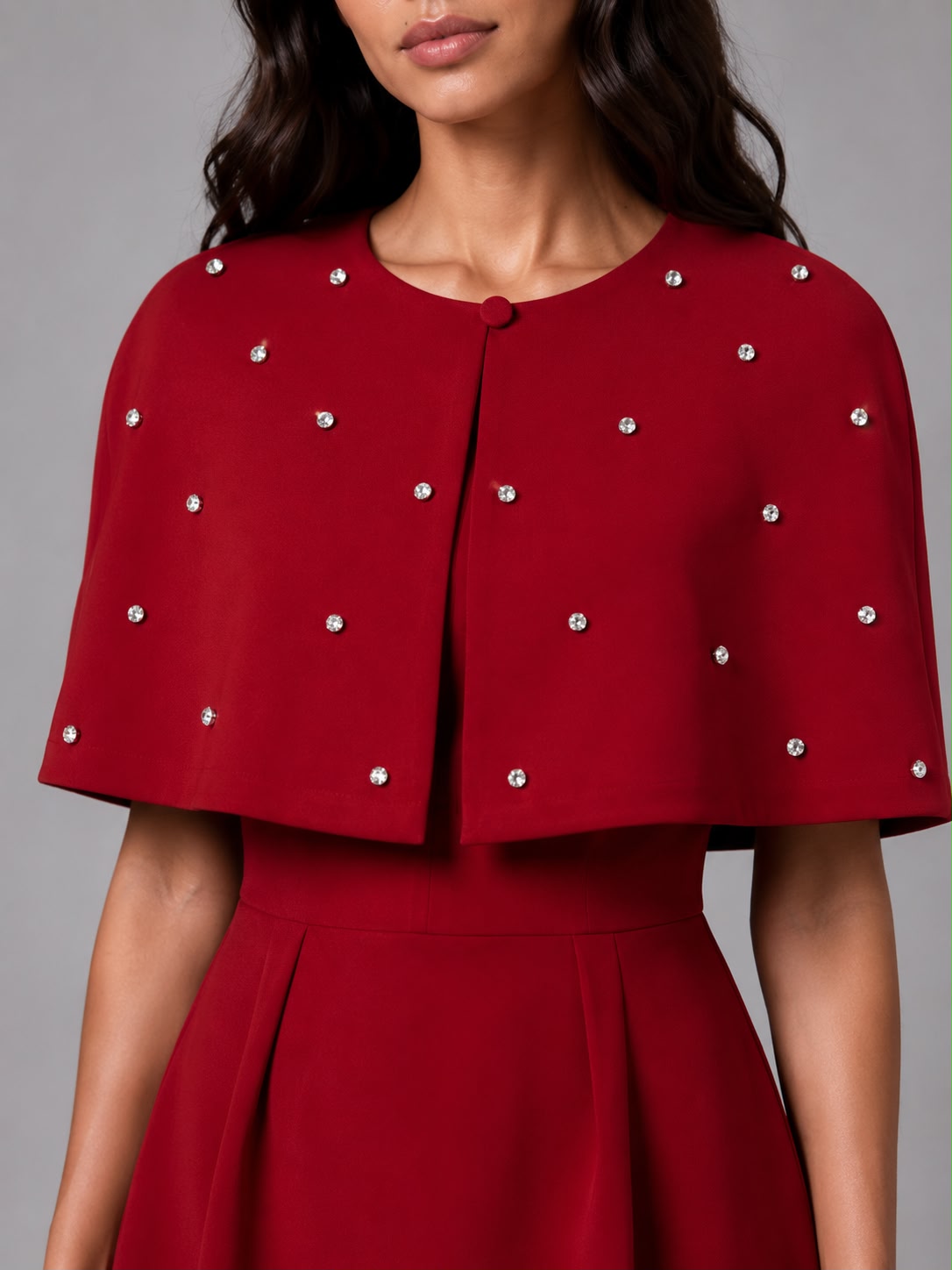 Dress with Cape - Image 3
