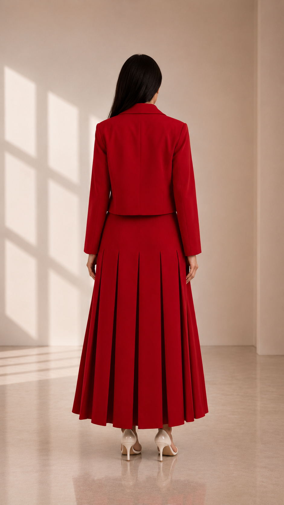 Red Jacket+ Skirt - Image 3
